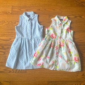 2 NWOT gorgeous GAP girls dresses, size 4/5 (XS).